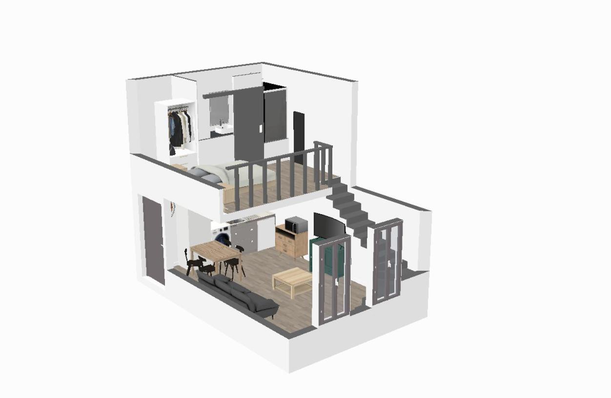 圖盧茲Grand Duplex Centre - Gare公寓 外观 照片